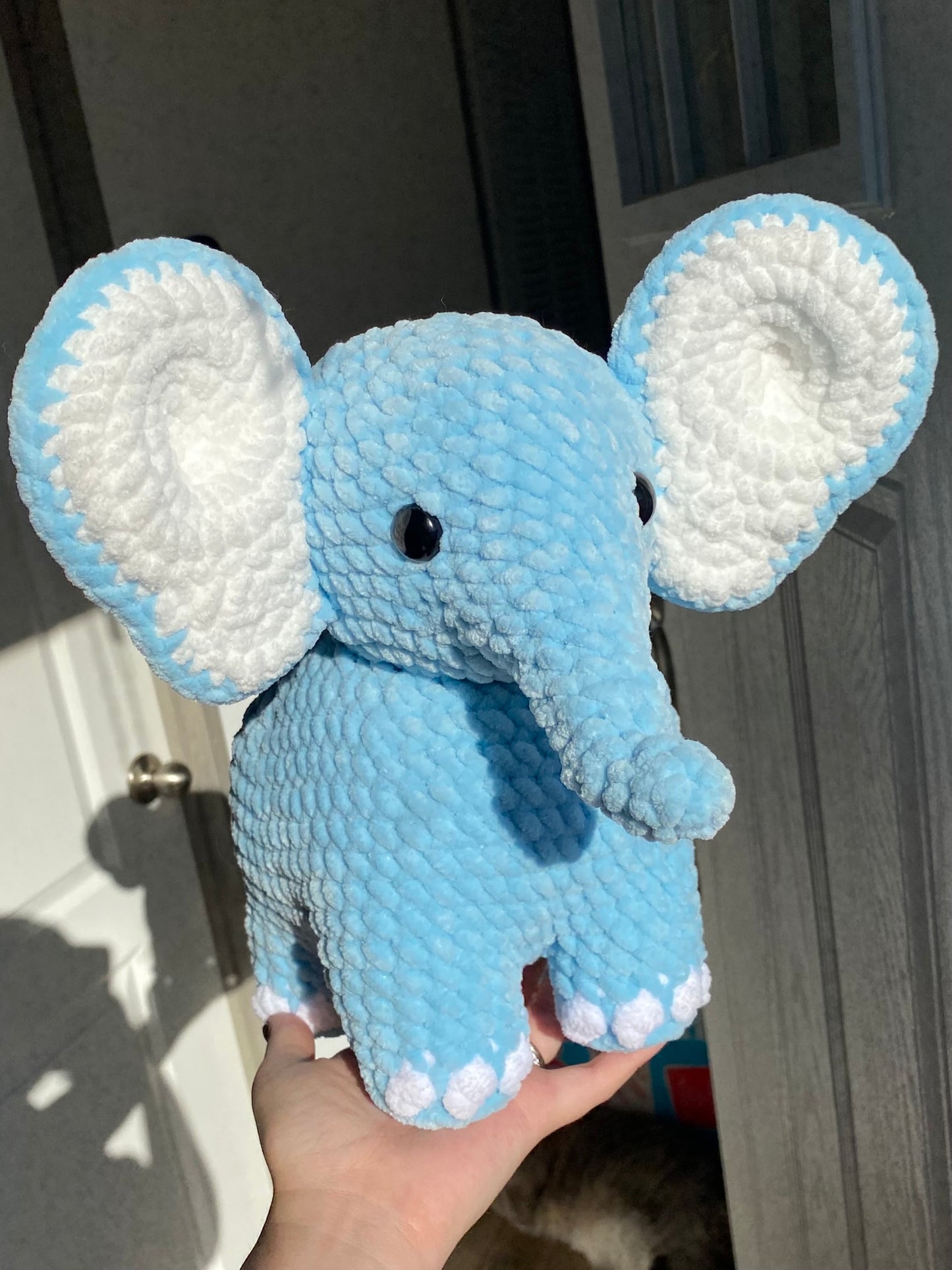 Crochet Elephant Plushie