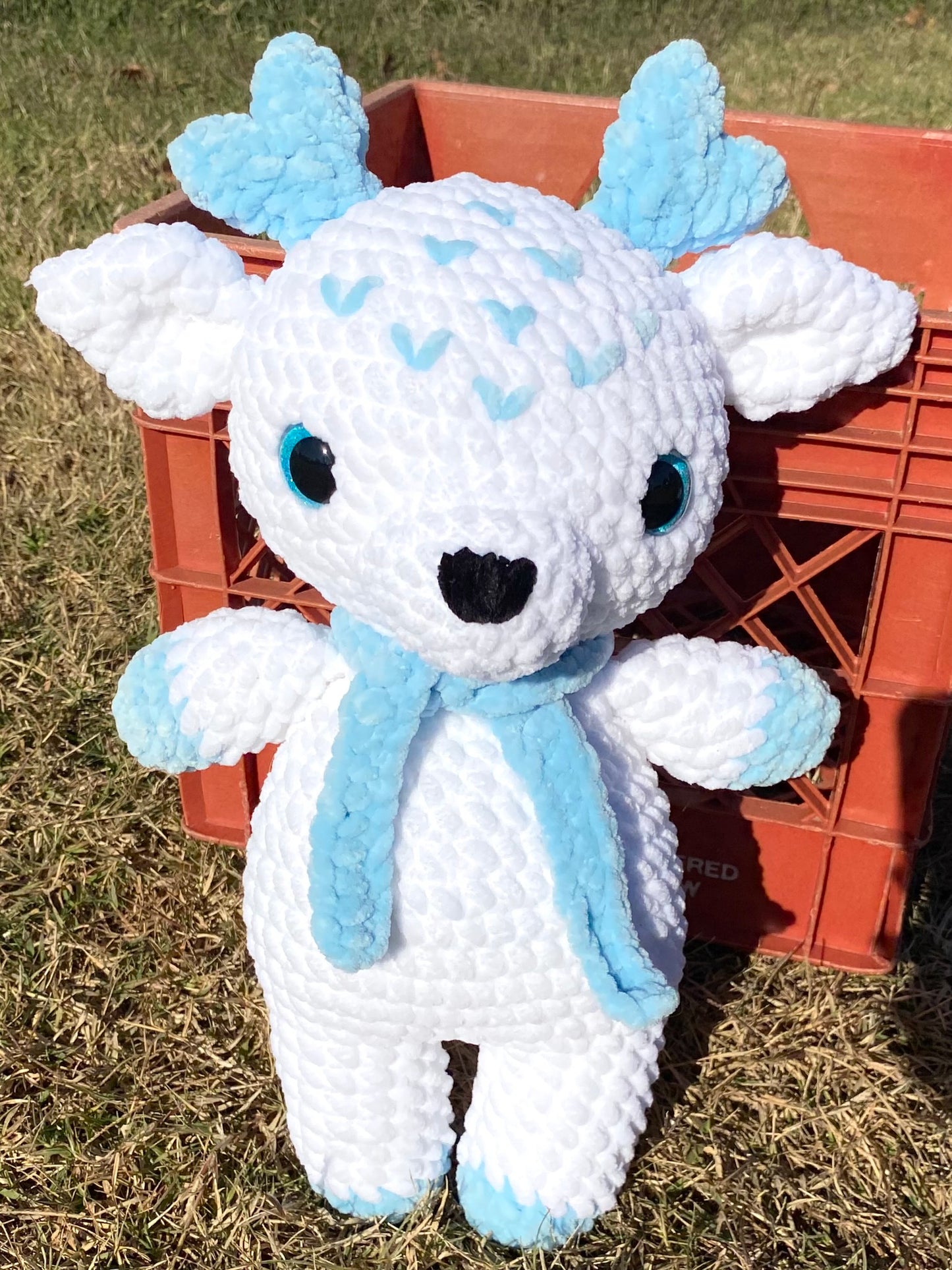 Crochet Winter Deer Plushie