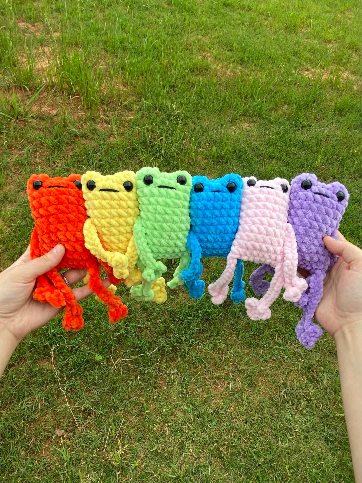 Spicy Leggy Froggy Crochet Plushie | Amigurumi Stuffed Animal