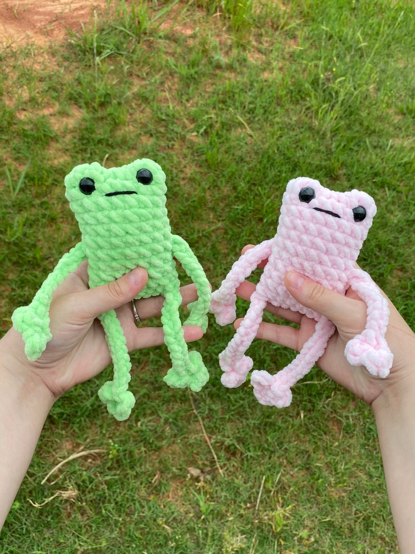 Spicy Leggy Froggy Crochet Plushie | Amigurumi Stuffed Animal