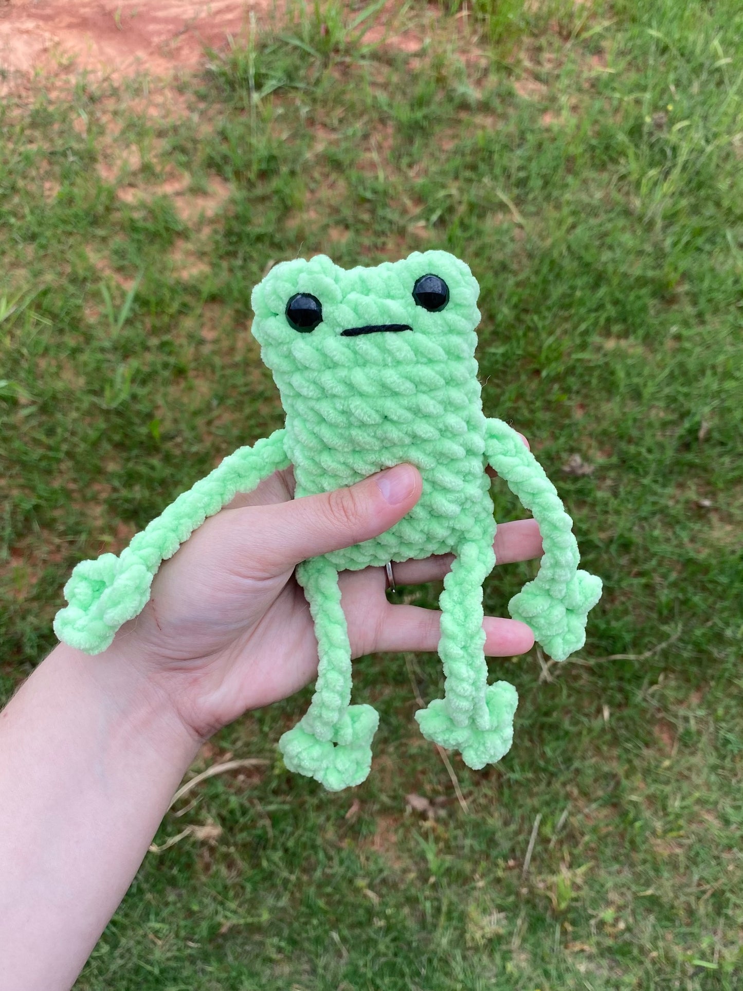Spicy Leggy Froggy Crochet Plushie | Amigurumi Stuffed Animal