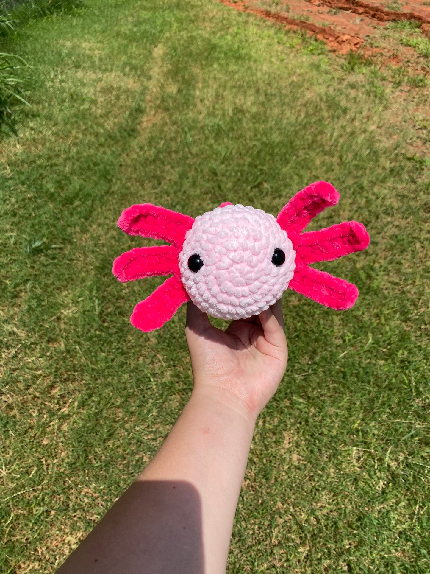 Pattern Bundle! Sitting Axolotl, NO SEW Laying Axolotl, & Mini No Sew Axolotl | PDF Download, Amigurumi, Plushie, Plush, Family, Deal