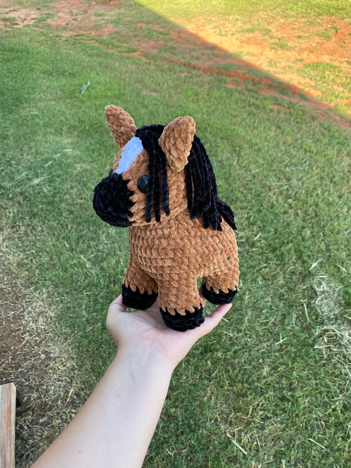 Crochet Horse Pattern PDF Digital Download, Plushie, Toy, Snuggler, Pony, Amigurumi