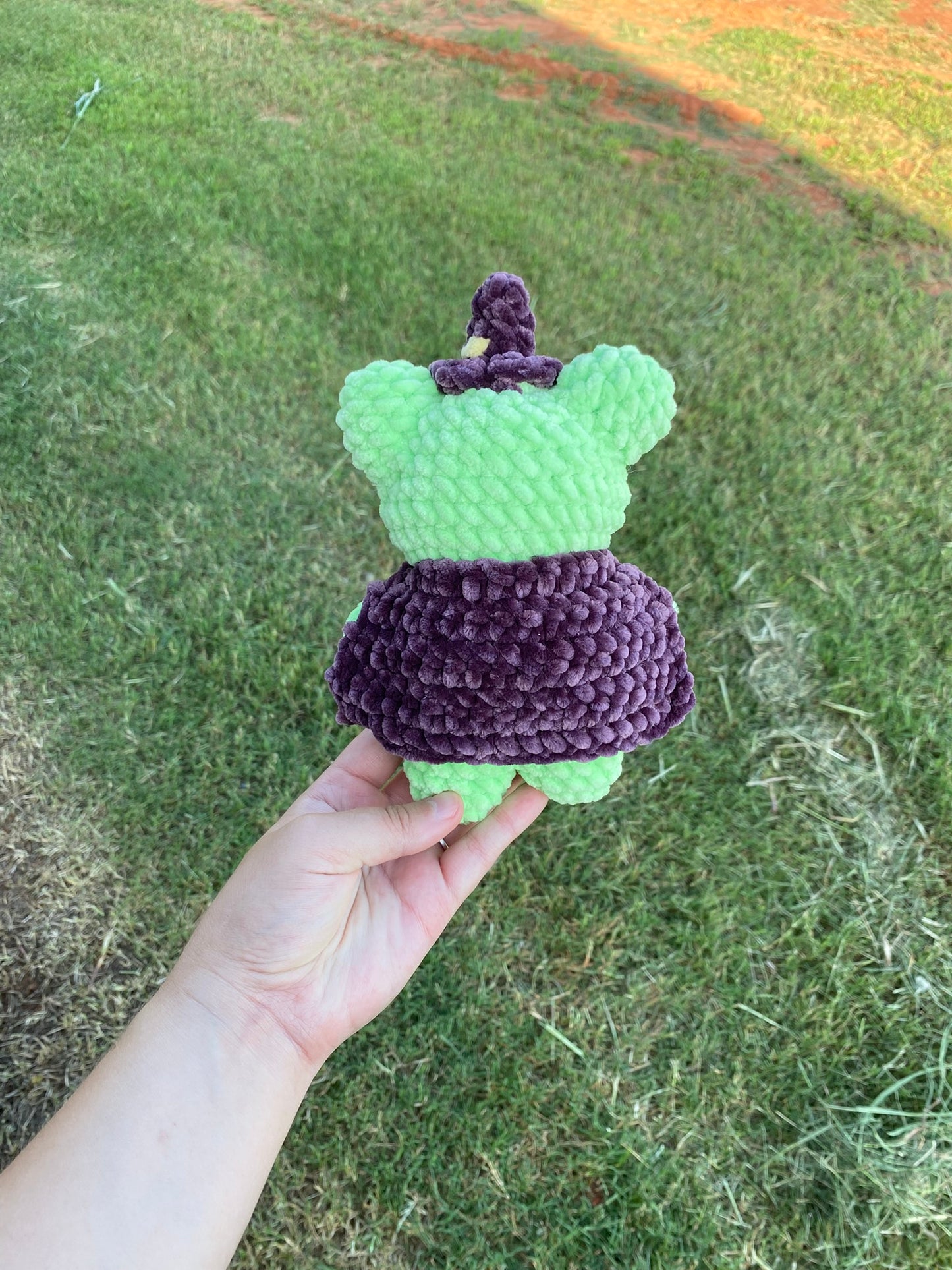 Wizard Frog Low Sew Crochet Pattern Digital Download PDF