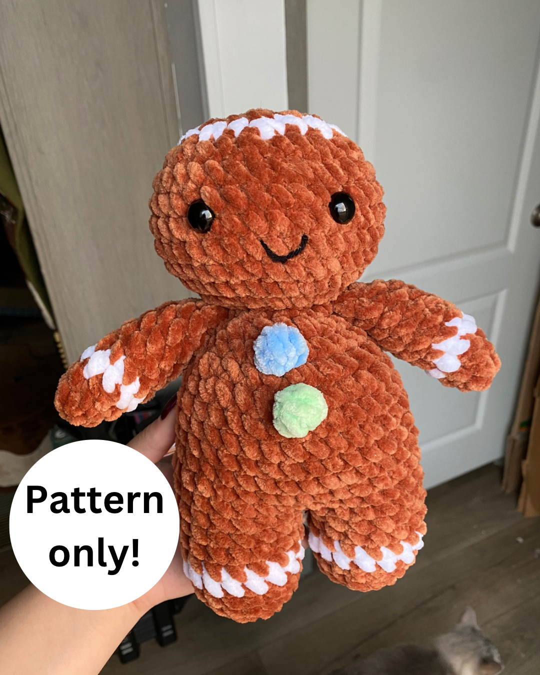 PATTERN Gingerbread Man Crochet Pattern