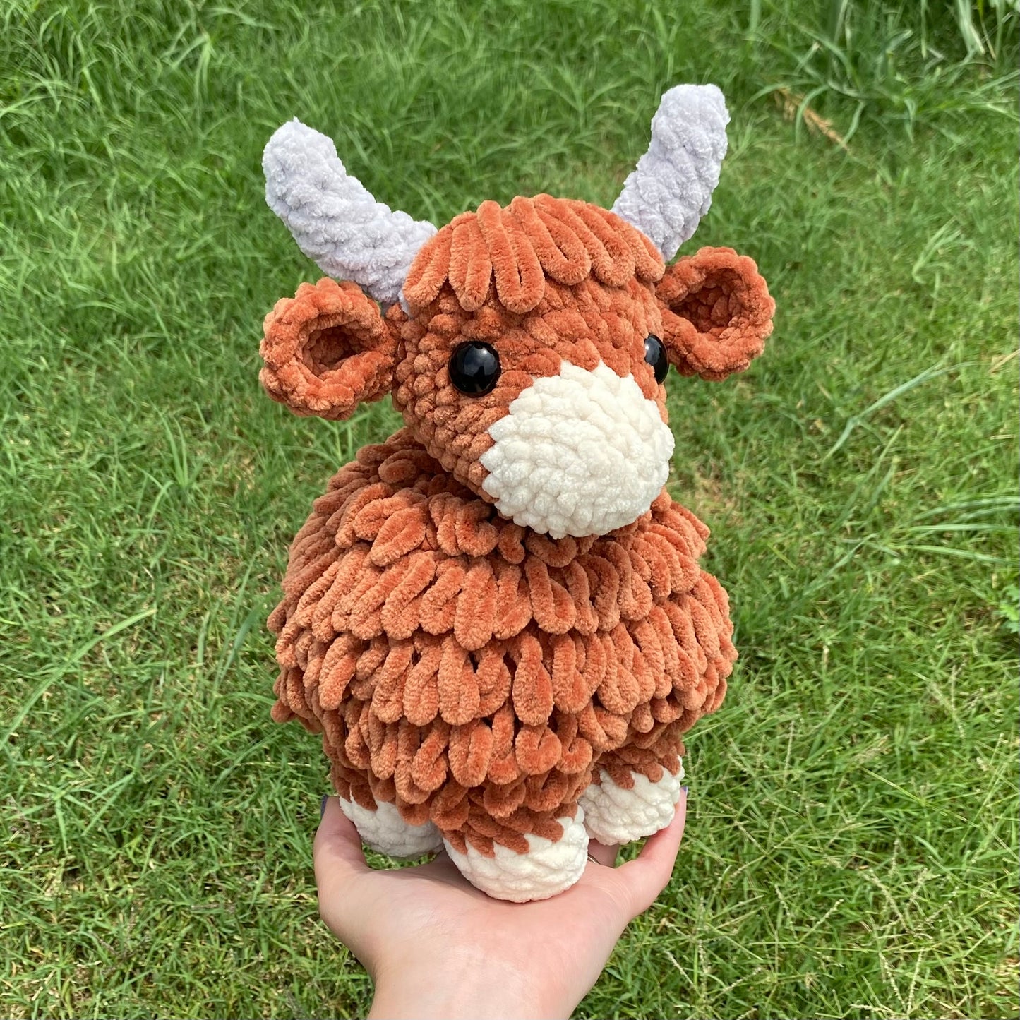 Crochet Highland Cow Plushie