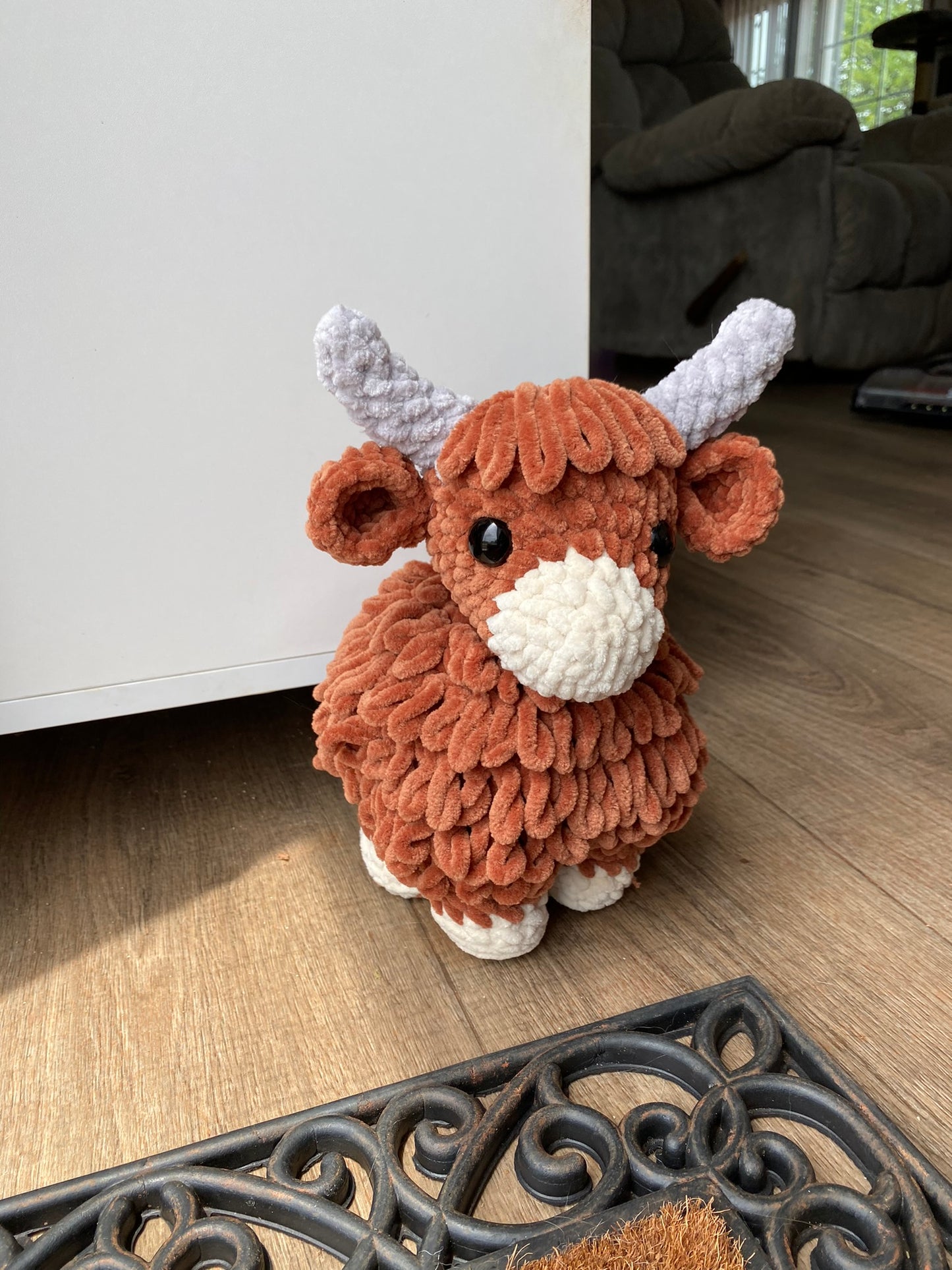 Crochet Highland Cow Plushie