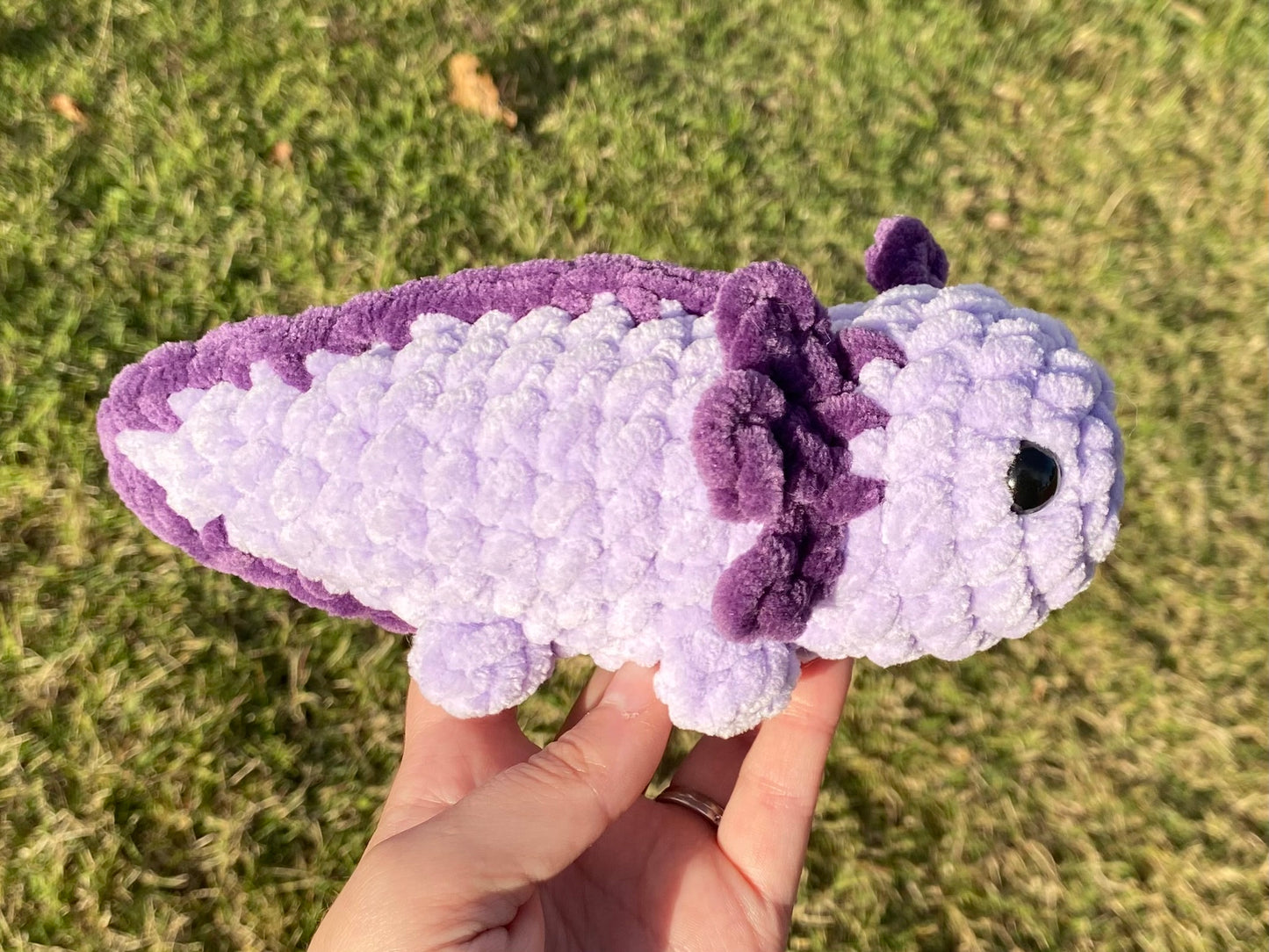 Small Axolotl Crochet Plushie