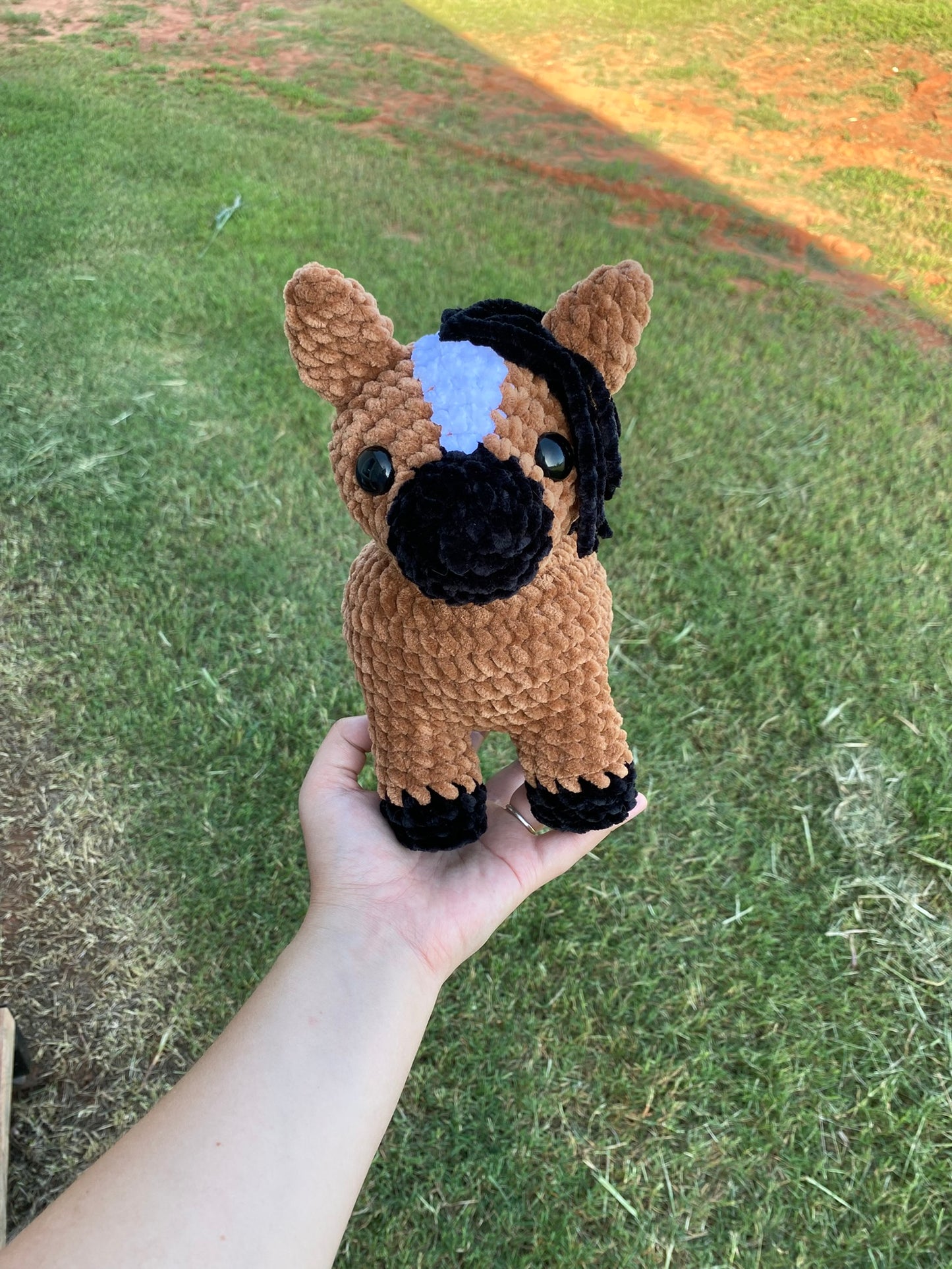 Crochet Horse Pattern PDF Digital Download, Plushie, Toy, Snuggler, Pony, Amigurumi