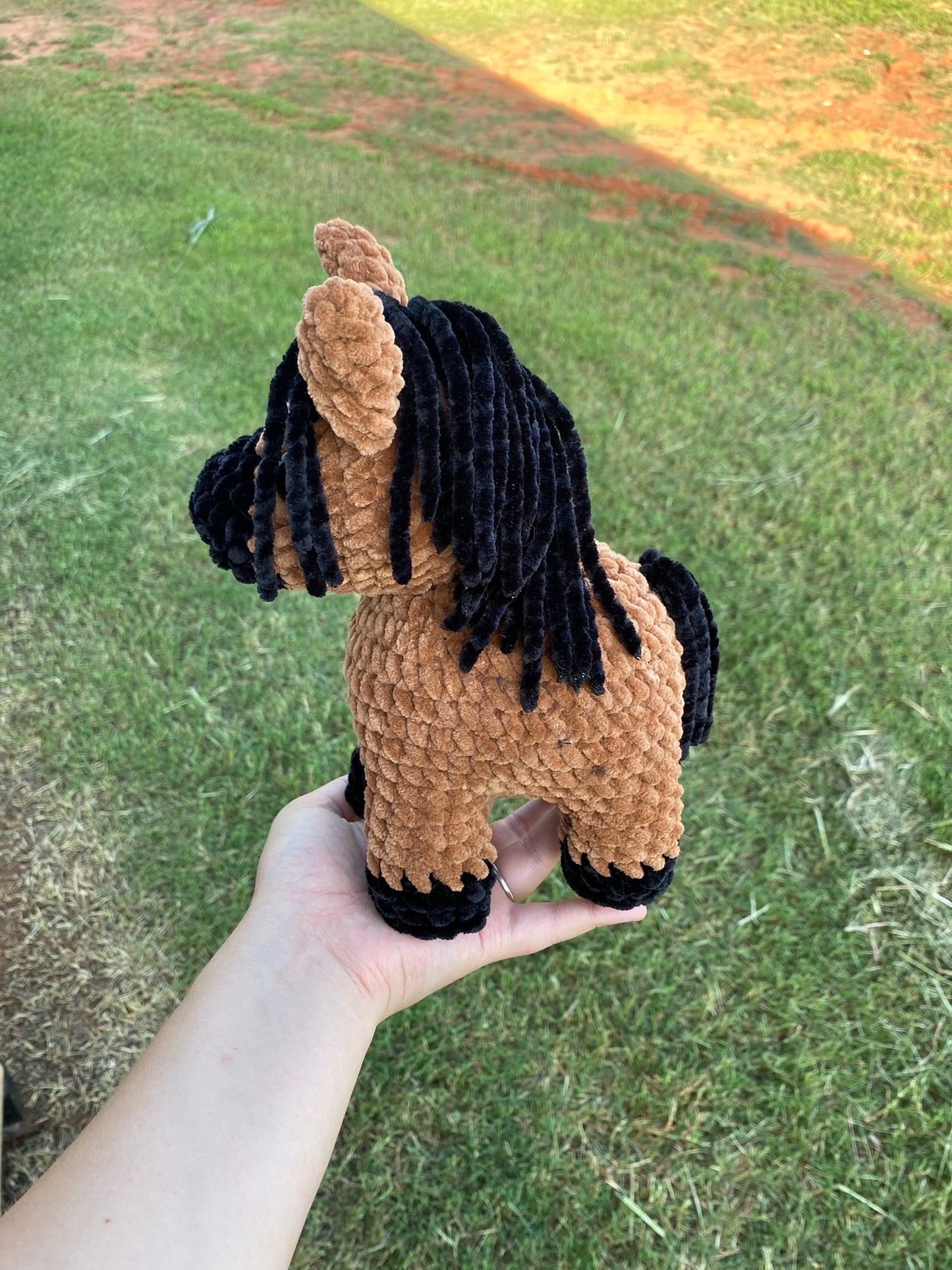 Crochet Horse Pattern PDF Digital Download, Plushie, Toy, Snuggler, Pony, Amigurumi