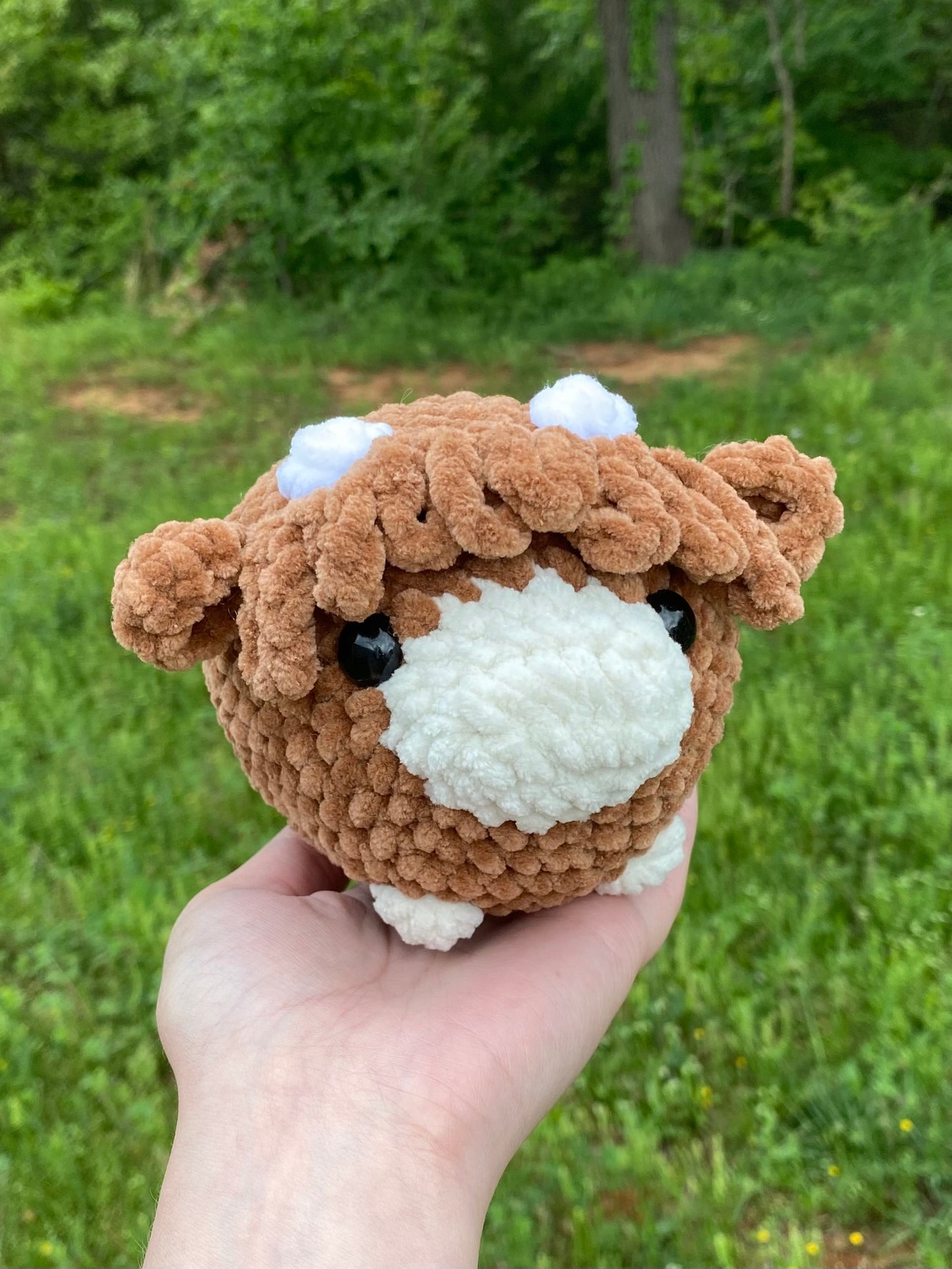Chonky Highland Cow Crochet Plushie