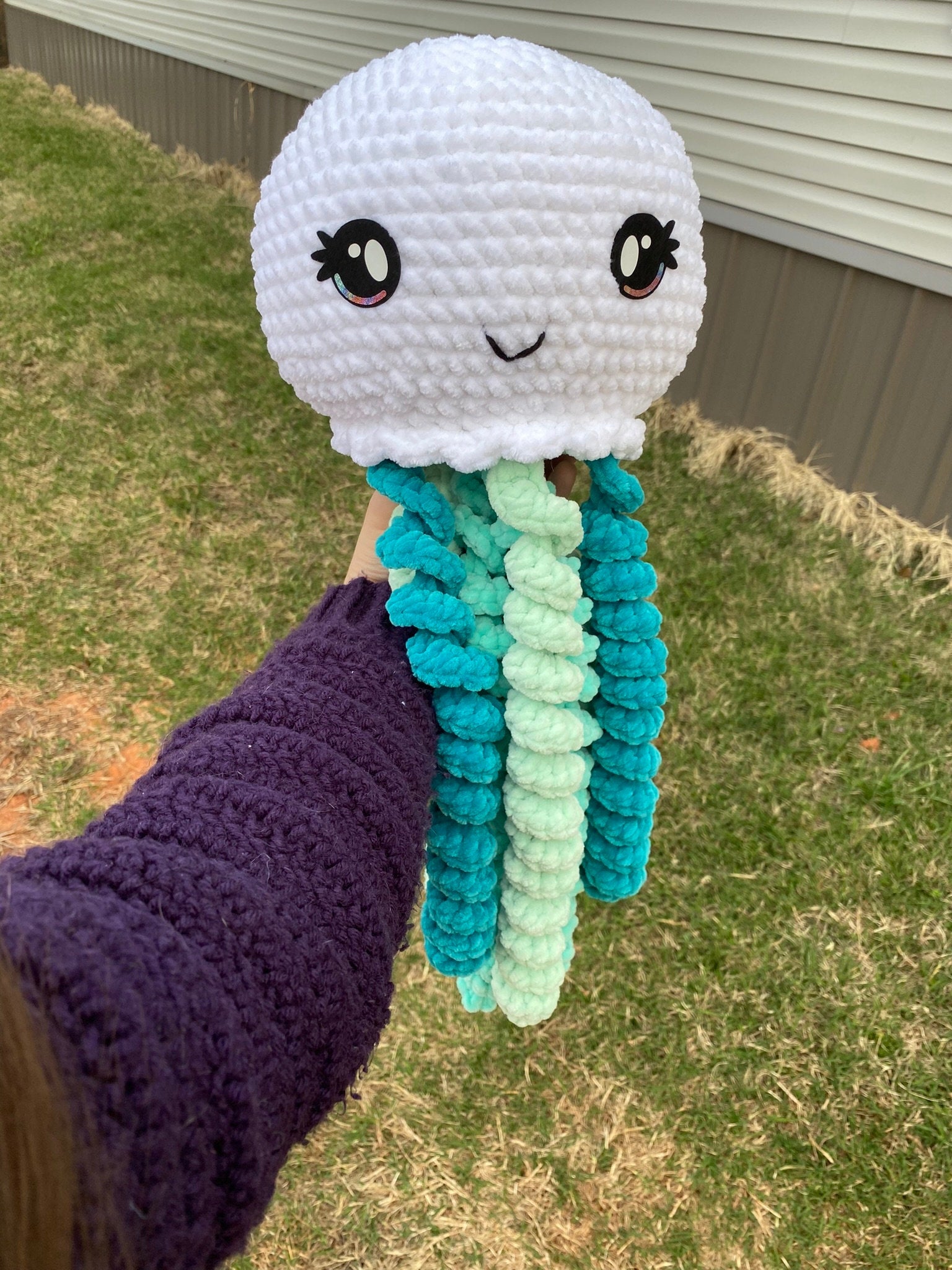 PATTERN JUMBO Jellyfish Crochet Amigurumi Pattern – Reigning Charmz